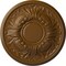 Ekena Millwork Wakefield Ceiling Medallion (Fits Canopies up to 3 5/8"), 11 3/4"OD x 1 1/4"P, Smokey Topaz CM11WASTF - alternate 1